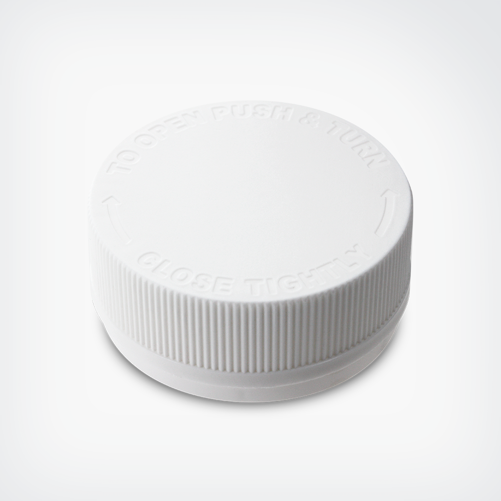 Child Resistant Tamper Evident (CRTE) Ribbed PE Lined White | ebottles ...